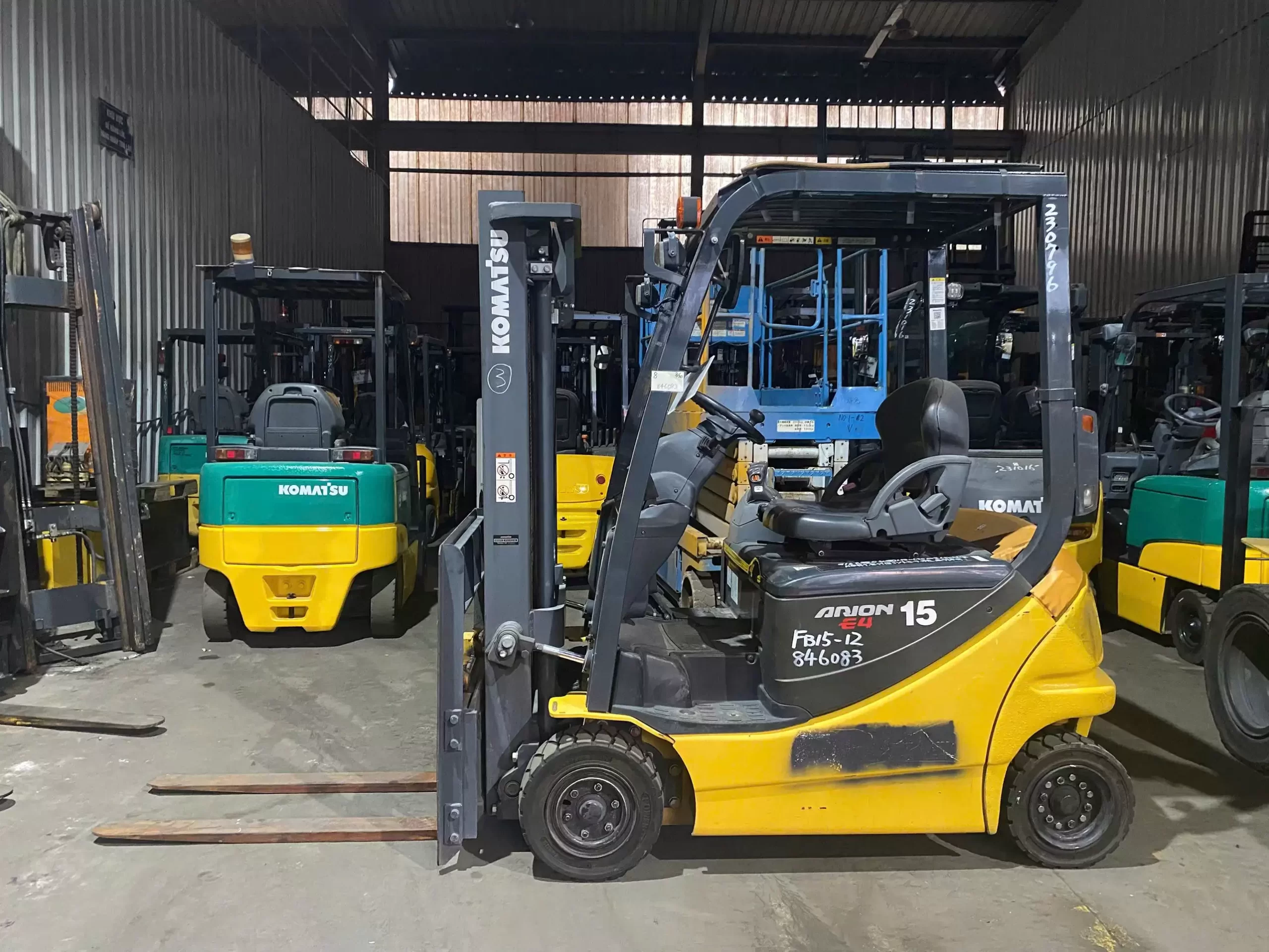 중고 전동 지게차 KOMATSU 1.5T
