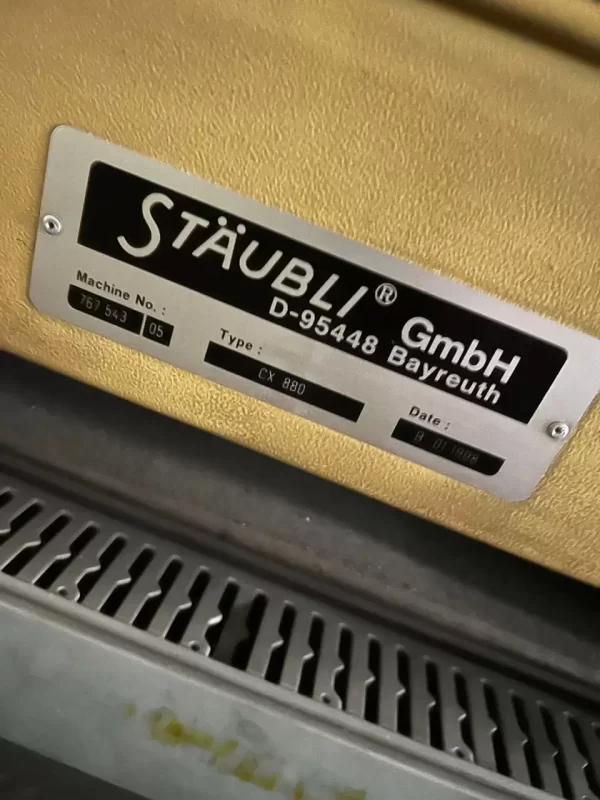 슈타블리 CX 880 전자 자카드기 – 독일 제조 (1998) Stäubli CX 880 Electronic Jacquard Machine – Made in Germany (1998)