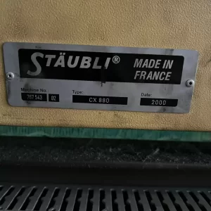 슈타블리 CX 880 전자 자카드기 – 독일 제조 (1998) Stäubli CX 880 Electronic Jacquard Machine – Made in Germany (1998)