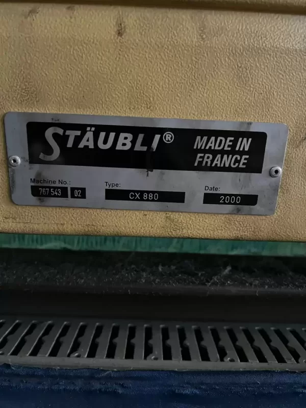 슈타블리 CX 880 전자 자카드기 – 독일 제조 (1998) Stäubli CX 880 Electronic Jacquard Machine – Made in Germany (1998)