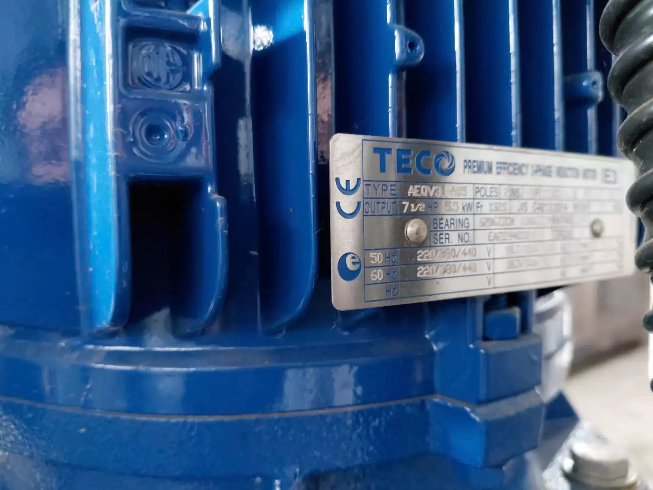 화학용입식펌프 DUCCHI YE3-132S1-2 5.5kW 1대 미사용 신품 처분 3 화학용입식펌프 DUCCHI YE3-132S1-2 5.5kW 1대 미사용 신품 처분