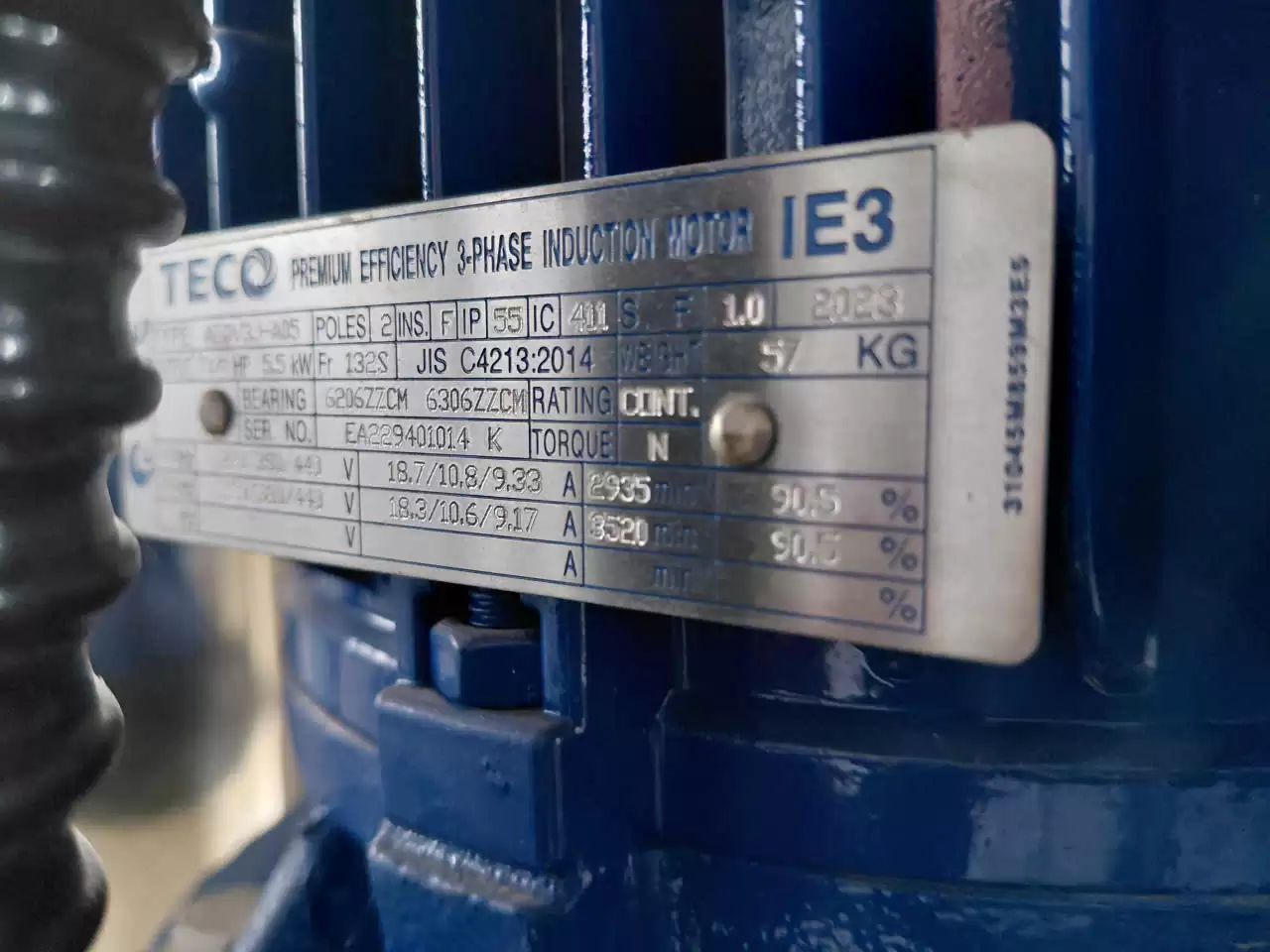 화학용입식펌프 DUCCHI YE3-132S1-2 5.5kW 1대 미사용 신품 처분 4 화학용입식펌프 DUCCHI YE3-132S1-2 5.5kW 1대 미사용 신품 처분