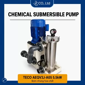 화학용입식펌프 DUCCHI YE3-132S1-2 5.5kW 1대 미사용 신품 처분