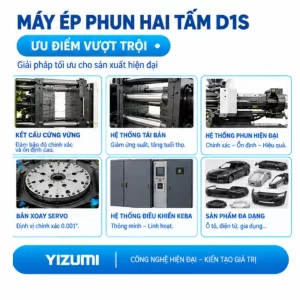 Máy Ép Phun Hai Tấm D1S Jiem Sangsa Chính Hãng – Hiệu Suất Cao
