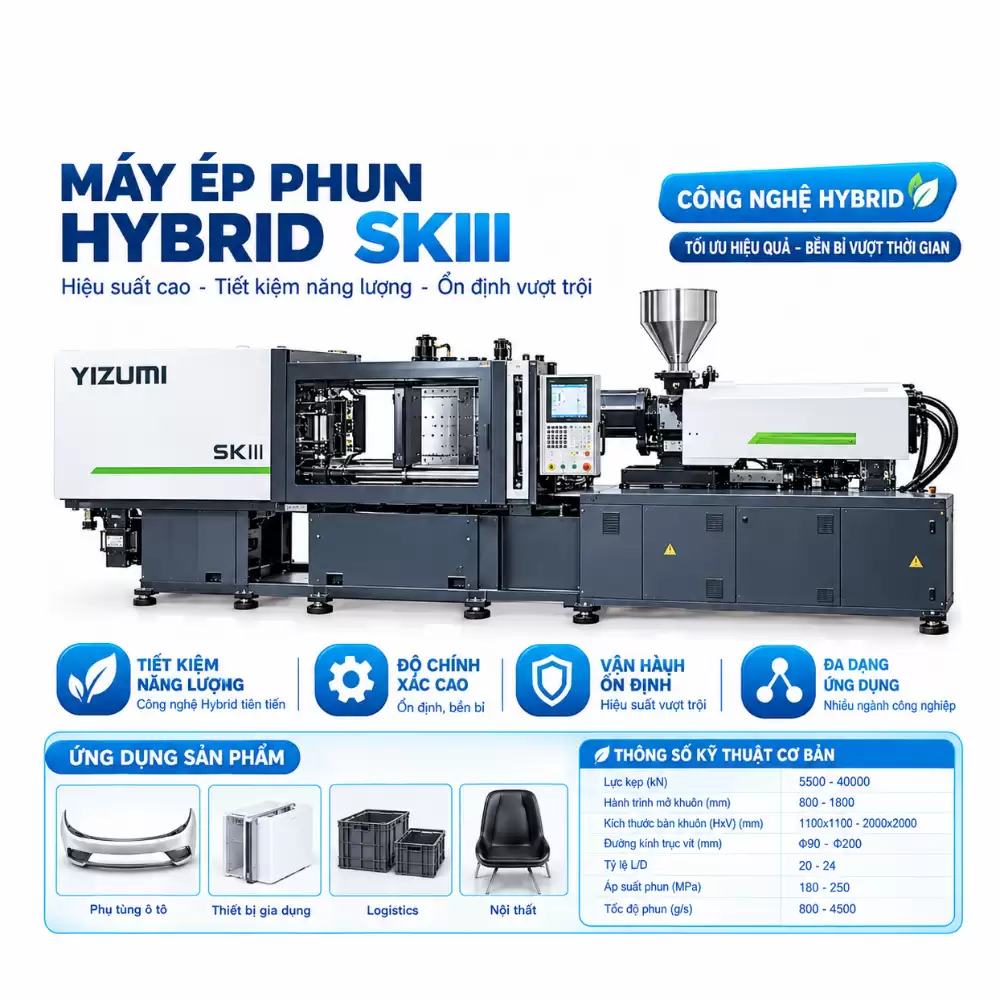 Máy Ép Phun Hybrid SKIII Yizumi - Hiệu Suất Vượt Trội, Tiết Kiệm Năng Lượng 5 Máy Ép Phun Hybrid SKIII Yizumi – Hiệu Suất Vượt Trội, Tiết Kiệm Năng Lượng